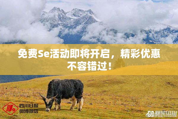 免费Se活动即将开启，精彩优惠不容错过！
