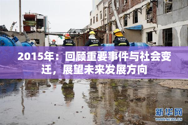 2015年：回顾重要事件与社会变迁，展望未来发展方向