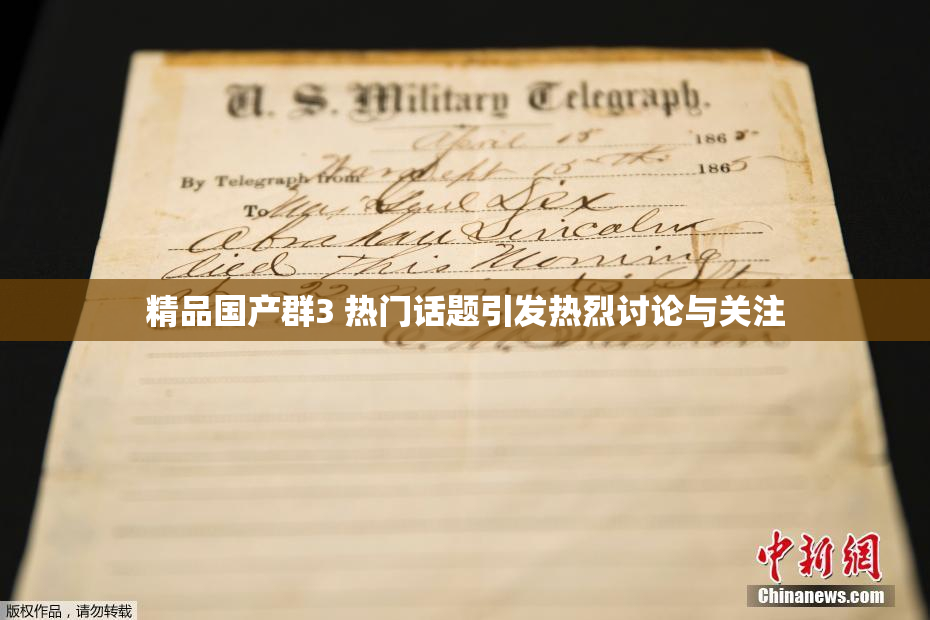 精品国产群3 热门话题引发热烈讨论与关注