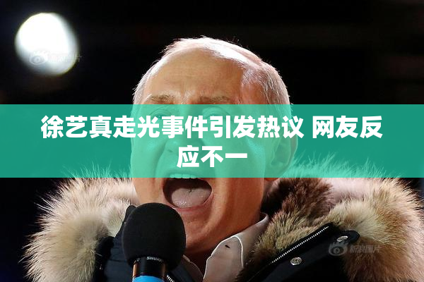 徐艺真走光事件引发热议 网友反应不一