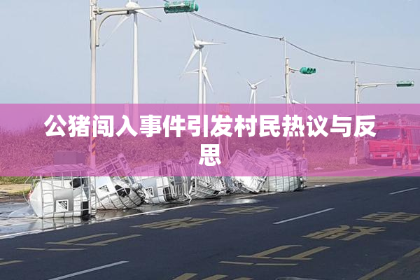 公猪闯入事件引发村民热议与反思