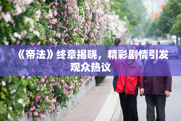 《帝法》终章揭晓，精彩剧情引发观众热议