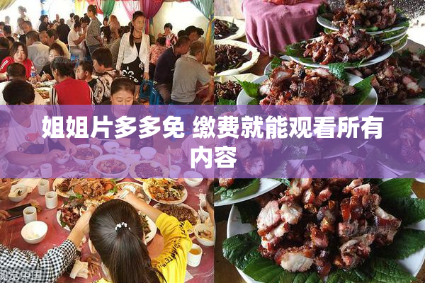 姐姐片多多免 缴费就能观看所有内容