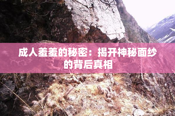 成人羞羞的秘密：揭开神秘面纱的背后真相