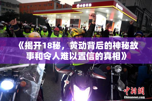 《揭开18秘，黄动背后的神秘故事和令人难以置信的真相》