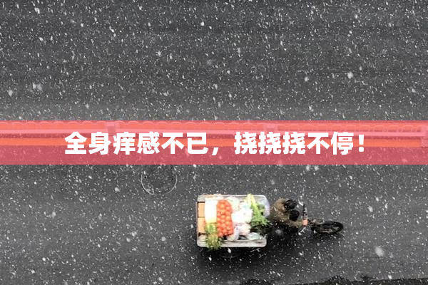 全身痒感不已，挠挠挠不停！
