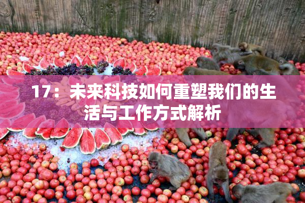17：未来科技如何重塑我们的生活与工作方式解析
