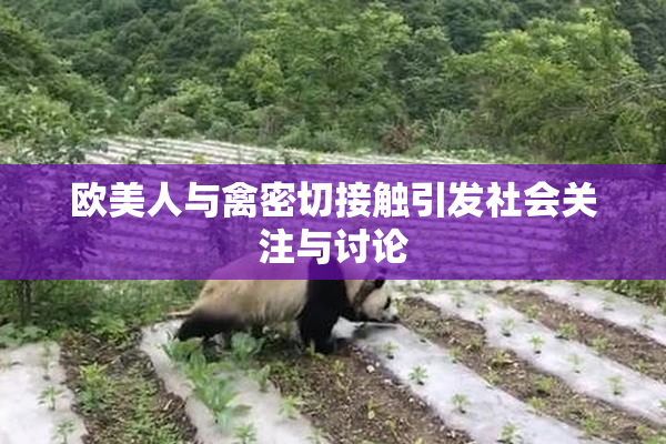 欧美人与禽密切接触引发社会关注与讨论