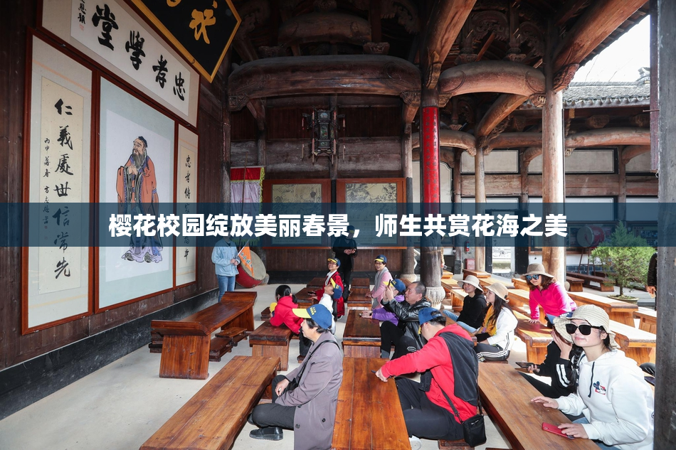 樱花校园绽放美丽春景，师生共赏花海之美
