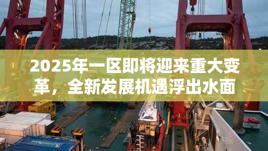 2025年一区即将迎来重大变革，全新发展机遇浮出水面