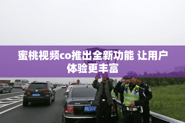 蜜桃视频co推出全新功能 让用户体验更丰富