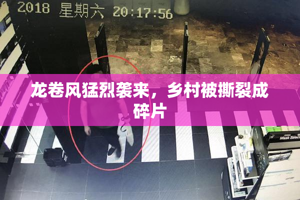 龙卷风猛烈袭来，乡村被撕裂成碎片