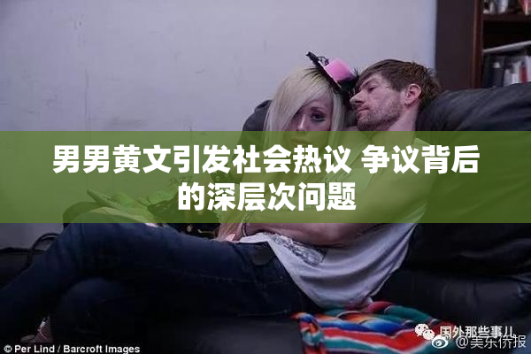 男男黄文引发社会热议 争议背后的深层次问题