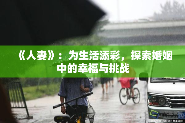 《人妻》：为生活添彩，探索婚姻中的幸福与挑战
