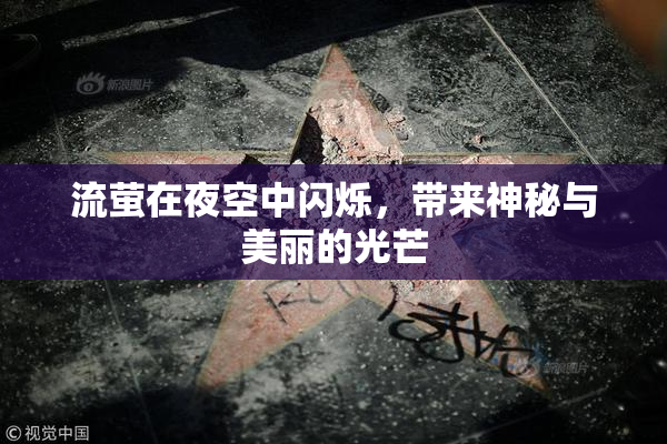 流萤在夜空中闪烁，带来神秘与美丽的光芒