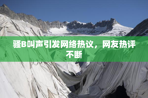 骚B叫声引发网络热议，网友热评不断