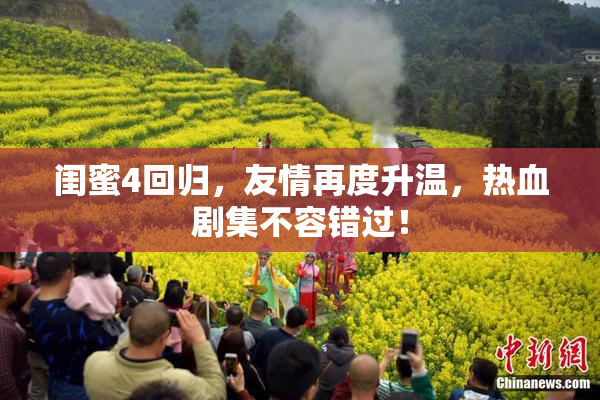 闺蜜4回归，友情再度升温，热血剧集不容错过！
