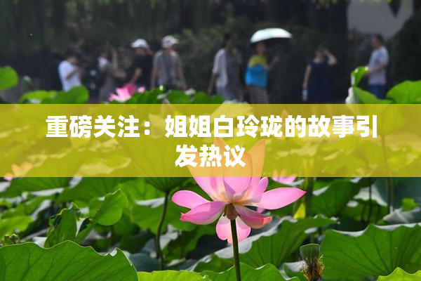 重磅关注：姐姐白玲珑的故事引发热议