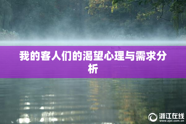 我的客人们的渴望心理与需求分析