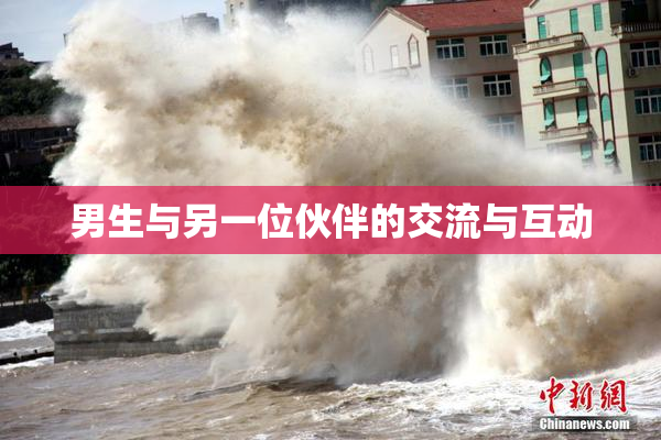 男生与另一位伙伴的交流与互动