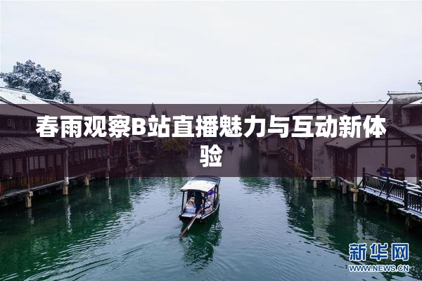 春雨观察B站直播魅力与互动新体验