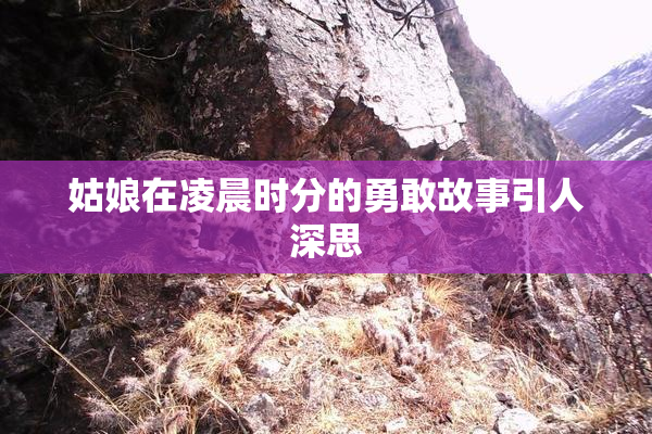姑娘在凌晨时分的勇敢故事引人深思