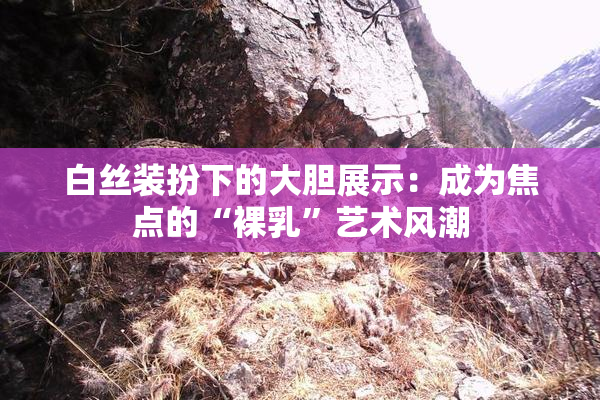 白丝装扮下的大胆展示：成为焦点的“裸乳”艺术风潮