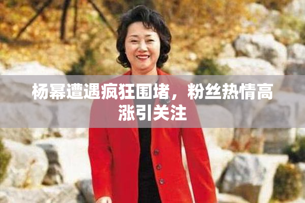 杨幂遭遇疯狂围堵，粉丝热情高涨引关注