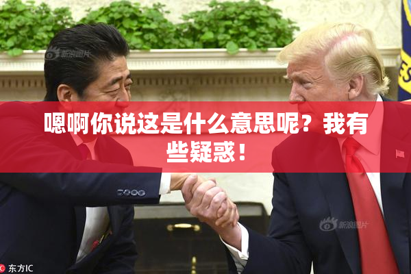 嗯啊你说这是什么意思呢？我有些疑惑！