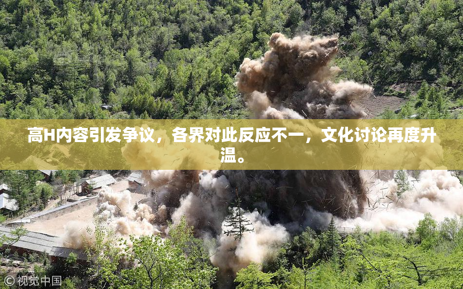 高H内容引发争议，各界对此反应不一，文化讨论再度升温。