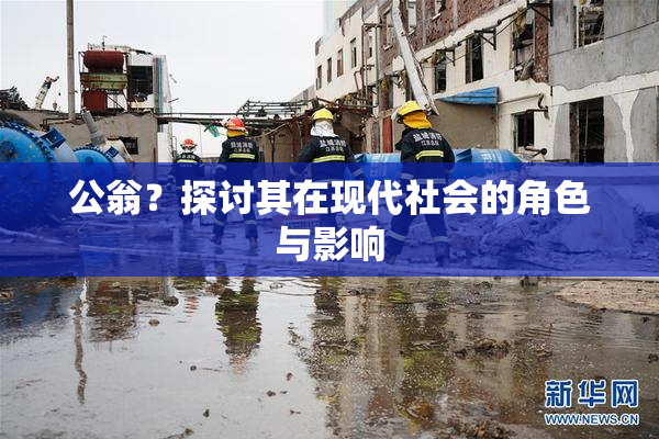 公翁？探讨其在现代社会的角色与影响