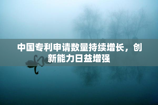 中国专利申请数量持续增长，创新能力日益增强
