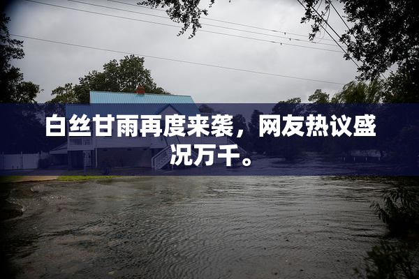 白丝甘雨再度来袭，网友热议盛况万千。
