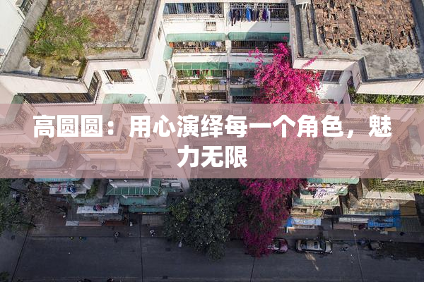 高圆圆：用心演绎每一个角色，魅力无限
