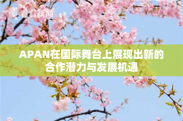 APAN在国际舞台上展现出新的合作潜力与发展机遇