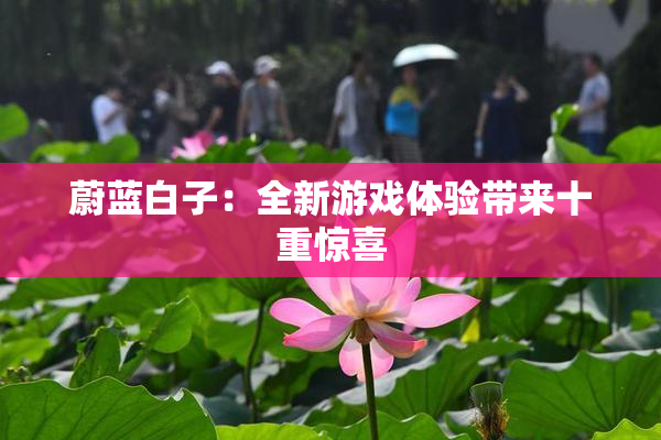 蔚蓝白子：全新游戏体验带来十重惊喜