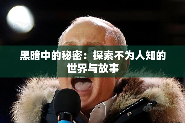 黑暗中的秘密：探索不为人知的世界与故事