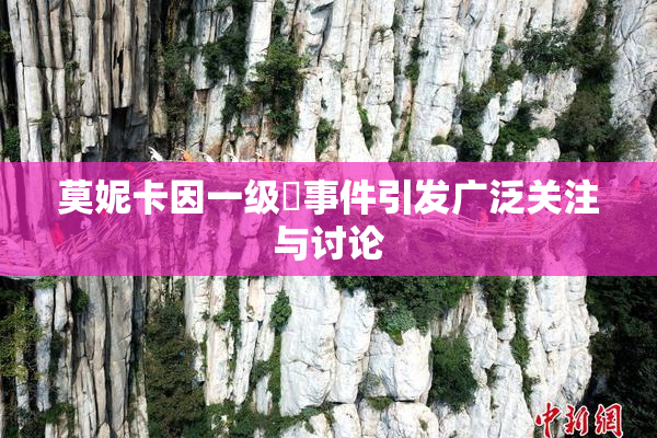 莫妮卡因一级婬事件引发广泛关注与讨论
