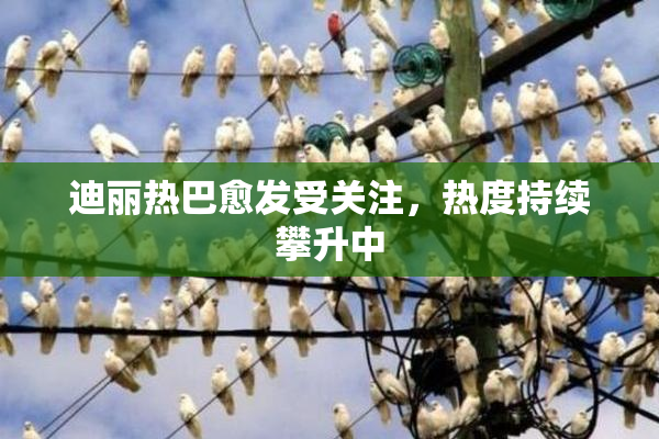迪丽热巴愈发受关注，热度持续攀升中