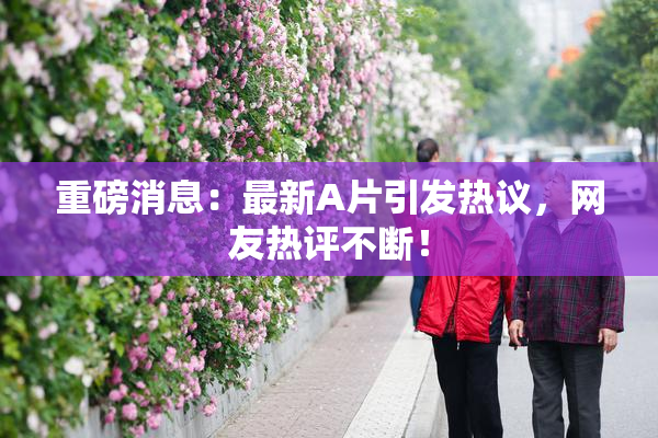 重磅消息：最新A片引发热议，网友热评不断！