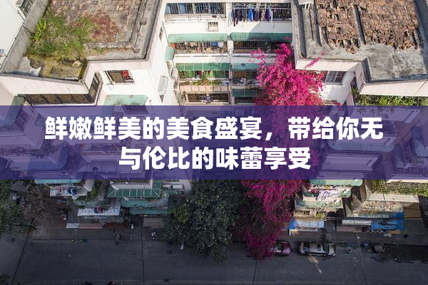鲜嫩鲜美的美食盛宴，带给你无与伦比的味蕾享受