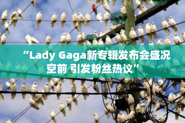 “Lady Gaga新专辑发布会盛况空前 引发粉丝热议”
