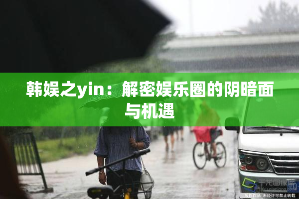 韩娱之yin：解密娱乐圈的阴暗面与机遇