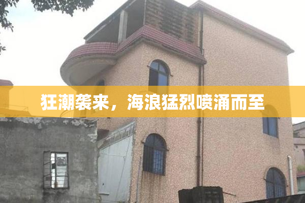 狂潮袭来，海浪猛烈喷涌而至