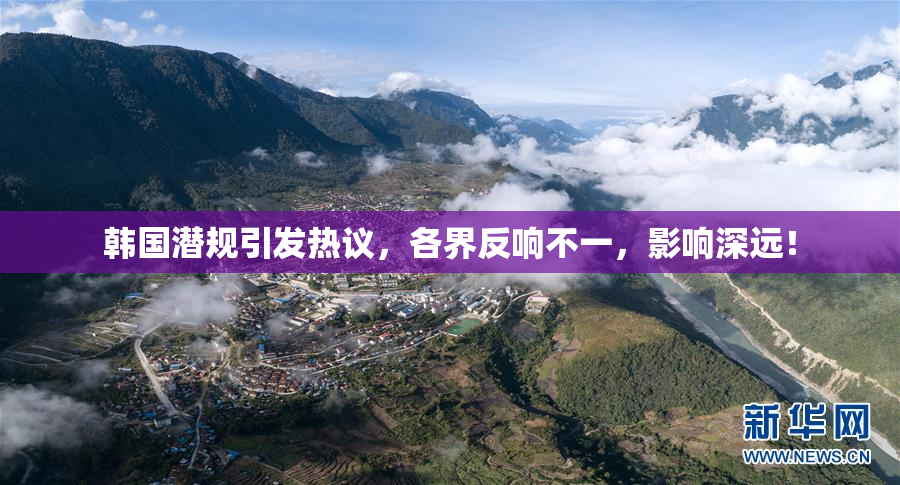 韩国潜规引发热议，各界反响不一，影响深远！