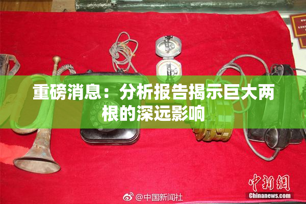 重磅消息：分析报告揭示巨大两根的深远影响